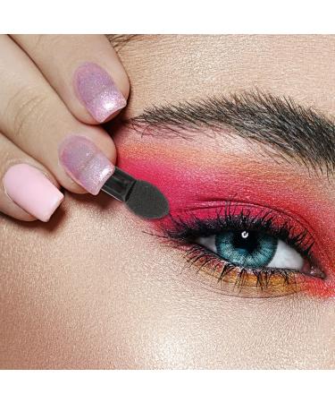 100PCS Eye Shadow Eyeshadow Short Sponge Eyeshadow Applicator Makeup Tool Makeup Set - Buy Online on GoSupps.com