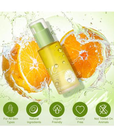 Green Tangerine Vitamin C Serum Vitamin C Serum for Face Moisturizing Vitamin C Dark Spot Serum with Niacinamide Arbutin Evening Skin Tone Reducing Wrinkle Face Serum 50ml - Buy Online on GoSupps.com