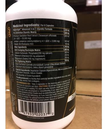 PVL Watertight Herbal Diuretic Agent Rapid Water Weight Loss Supplement Reduce and Eliminate Water Retention and Bloating Rapid Results 90 Vege Caps - Buy Online on GoSupps.com