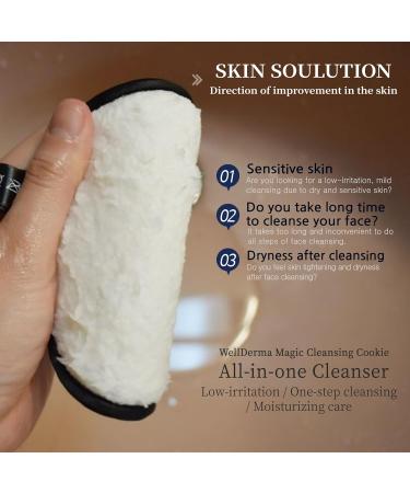 WELLDERMA Reusable Makeup Remover Pads | Dual Sided Cotton Rounds for All Skin Types | Eco-Friendly Thick Washable Wipes for Toner - Shop Internationally - Buy Online on GoSupps.com