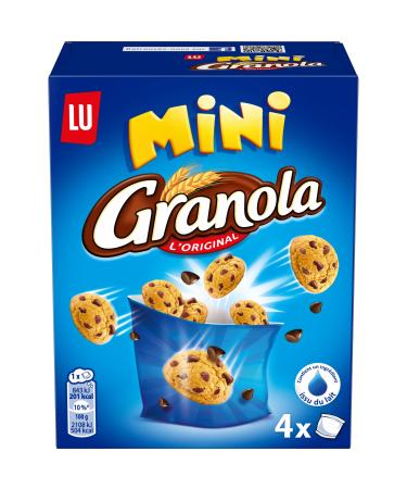 LU GRANOLA - 1 Paquet de Mini Cookies Granola aux Eclats de Chocolat - Pratique pour le Go ter - 160g
