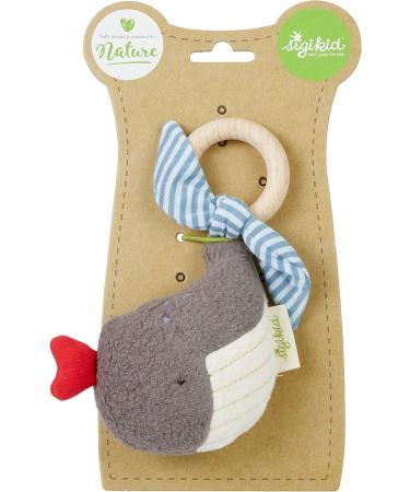 SIGIKID 38997 Grasping Toy Whale - Multi-Coloured Baby Toy for Boys & Girls 3 Months+ | International Shipping Available - Buy Online on GoSupps.com