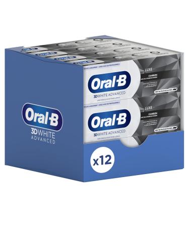 Oral-B 3D White Advanced Luxe Charcoal Toothpaste 75 ml