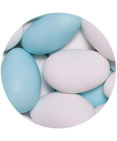 Buy One-in 1 kg White & Sky Blue Wedding Almonds - Perfect Guest Gifts for Weddings & Baptisms | Premium Sugar Almonds & Confetti - Buy Online on GoSupps.com