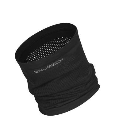 Brubeck Schluchtuch for women men and children |X-Pert |X-Dry |R-Tube |Multifunctional cloth with & without merino wool L-XL R-Tube-black