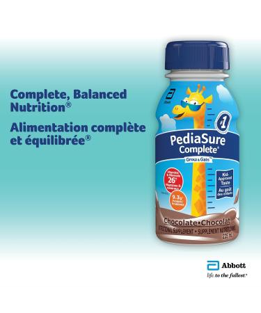 PediaSure Complete Nutritional Supplement 4 x 235 mL Chocolate Kids nutritional shake containing DHA and vitamins helps promote weight gain when taken twice a day Orthopedic Brace - Buy Online on GoSupps.com