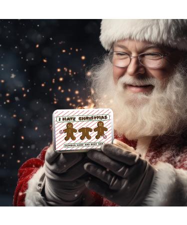 I Hate Christmas Bar Soap - Unique Gag Gift for Adults Coffee Infused Stocking Stuffer - Perfect December Birthday Present - Buy Online on GoSupps.com