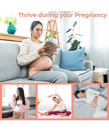 Maternity Belly Bands - Pregnancy Support Belt for Tummy, Abdomen, Pelvic & Back Pain Relief - Buy Online on GoSupps.com