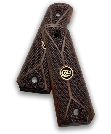 1911 Original Series Wooden Handles | US Logo Pistol Grips | Ambi Safety Cut | Veteran Gift | Custom 1911 Accessories - Buy Online on GoSupps.com
