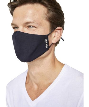 TOM TAILOR Men's Fabric Mask - Black Iris Blue (1 Pack) | Stylish & Comfortable Face Covering - International Shipping Available - Buy Online on GoSupps.com