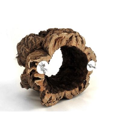 Only here: cork ring for sitting nibbling climbing playing for all birds: budgie nymphensittich parrot canaries & co rodent and other small animals - purely natural species -appropriate - Buy Online on GoSupps.com