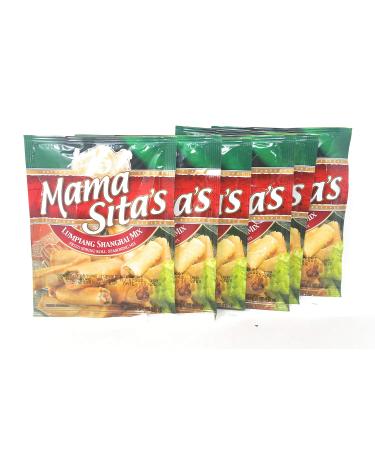 Mama Sita's Lumpiang Shanghai Mix Fried Spring Roll Seasoning Mix, Net Wt 1.4oz (40g), 6 Pack