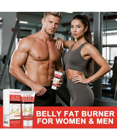 Hot Sweat Cream 2Pack Slimming Fat Burning Cream for Stomach Waist & Buttocks Belly Fat Burner for Women Men Hot Cream Weight Loss Workout Enhancer Moisturizing Massage Cream For All Skin Types - Buy Online on GoSupps.com