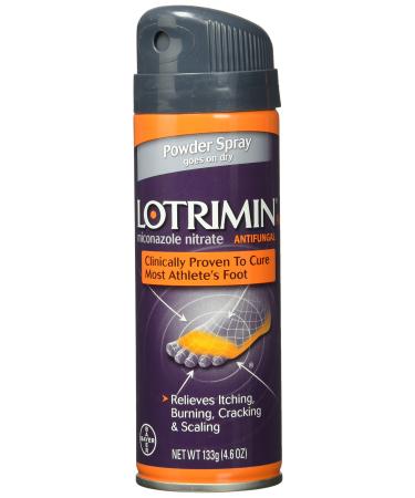 Lotrimin AF Athletes Foot Powder Spray 4.6 oz