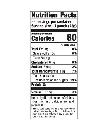 Pokemon Fruit Flavored Snacks Treat Pouches - Value Pack 22 ct - Buy Online on GoSupps.com