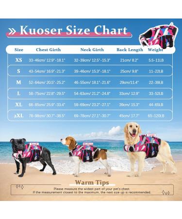 Kuoser Camouflage Dog Life Jacket - High Visibility Floatation Vest with Reflective Stripes and Rescue Handle - Buy Online on GoSupps.com