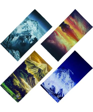 Buy Smehcf 4 Multifunction Cloth Face Mask - Motorcycle Sports & Storm Mask for Women | Neck Cuff Scarf for Mountaineering & Outdoor Activities - Buy Online on GoSupps.com