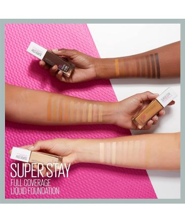 Maybelline Super Stay Full Coverage Liquid Foundation Makeup - Warm Coconut 1 Fl Oz (Pack of 1) - Buy Online on GoSupps.com