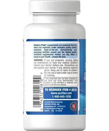 Puritan's Pride Probiotic Acidophilus Tablets - 100 Count | Digestive Health Support - Buy Online on GoSupps.com