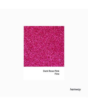 Hemway Fine Dark Rose Glitter 100g | Cosmetic Safe 3.5oz 0.015 | Premium Dark Rose Pink Craft Glitter for International Shipping - Buy Online on GoSupps.com