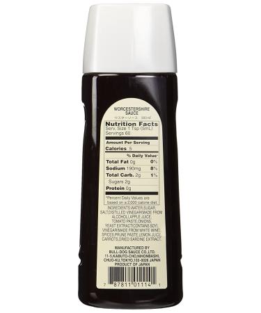 Bull-Dog Worcestershire Sauce 10.1 Fl. Oz (Pack of 1) - Authentic Japanese Flavor - Buy Online on GoSupps.com