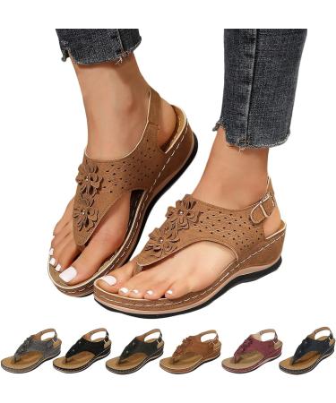 SBGMoSJ Bunion Corrector Orthopedic Sandals for Women - Wide Width Strap Heels - Buy Online on GoSupps.com