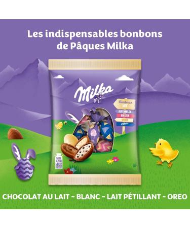 Milka - Assortiment de Bonbons Fourr s - Mix de 4 Go ts - Chocolat au Lait Blanc P tillant Or o - Chocolat Offrir - 4 Sachets de 130 g Mix Lot - Buy Online on GoSupps.com