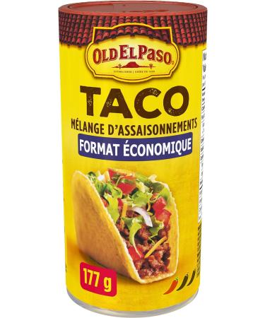 OLD EL PASO - VALUE SIZE PACK - Taco Seasoning Mix Original No Artificial Flavours No Artificial Colours 177 Grams Package of Taco Seasoning Seasoning Created From a Delicious Blend of Spices - Buy Online on GoSupps.com