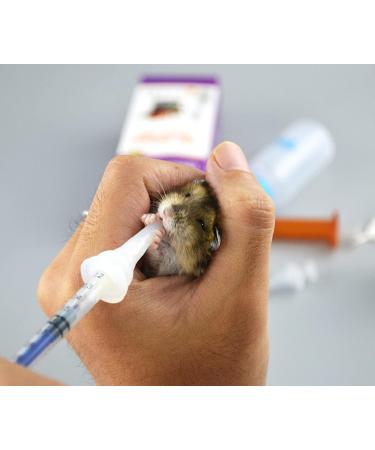 Pet Feeding Bottle & Syringe Set with Silicone Nipples - Ideal for Dogs, Cats, Puppies, and Wild Animals - Buy Online on GoSupps.com