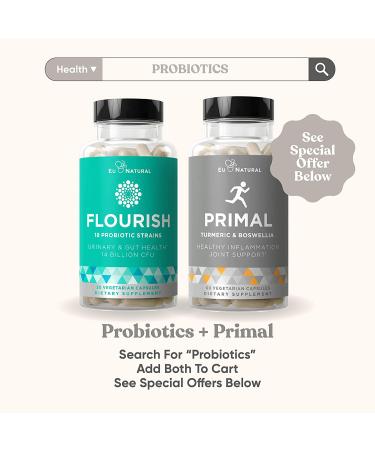 Primal Joint Support Capsules with Turmeric Curcumin & Boswellia for Men & Women - 60 Vegetarian Soft Capsules - Buy Online on GoSupps.com