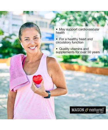 MASON NATURAL Fish Oil 1000mg | 300mg Omega-3 | Heart Health Support | Circulatory Function | Cardiovascular Health | 200 Softgels - Buy Online on GoSupps.com