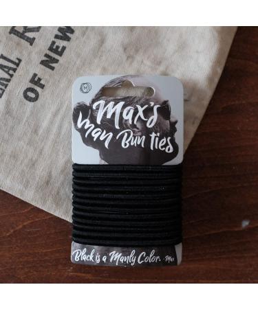 No Damage Soft Hair Elastics - Metal-Free, 12 Pack 4mm Strong Man Bun Ties - Supports 7-8 Pounds of Hair - Buy Online on GoSupps.com