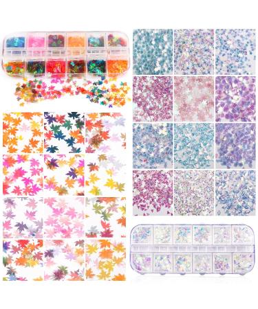 3840 Piece Nail Art Stones Set | Butterfly & Glitter Nail Decoration | International Shipping - Buy Online on GoSupps.com