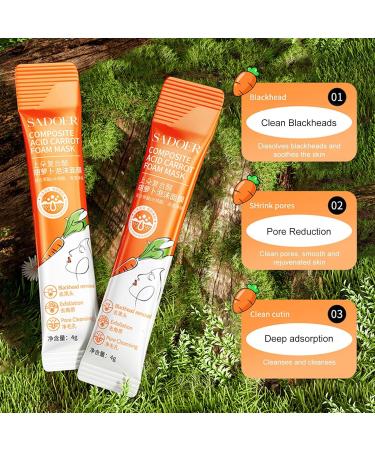  Sloane Oil Control Deep Pore Cleansing Mud with Carrot | Clay Mud for Blackheads and Pores Bubble Treatment for Radiant Skin Reduction - Buy Online on GoSupps.com