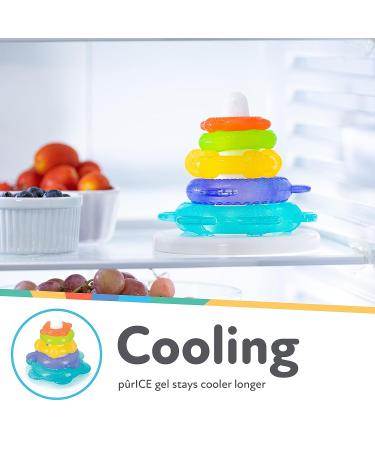 Nuby IcyBite Ocean Rings Teether - BPA-Free Baby Teething Toy for Teething Relief (3+ Months) - Buy Online on GoSupps.com