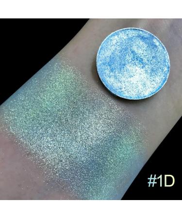 Shimmer Blue Green Glitter Eyeshadow Highly Pigmented Long Lasting Duochrome Eye Shadow Waterproof Chameleon Eye Makeup Palette Metallic Eyeshadows Blendable Multichrome Sparkly Eyeshadow Talc Free Oliive Green #1d - Buy Online on GoSupps.com