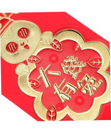 CAXUSD 30pcs Rabbit Year New Year Red Envelope New Year Red Envelopes Chinese Hong Bao Hong Bao for Kids Lai See Asian Decor Traditional Money Packets Lunar Calendar Child Paper Wallet As Shown 17x9cm - Buy Online on GoSupps.com