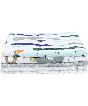 TupTam Baby Muslin Diapers Burp Cloths - 70x80 cm 10-Pack Unisex | Soft Absorbent & Safe for Babies | International Shipping Available - Buy Online on GoSupps.com