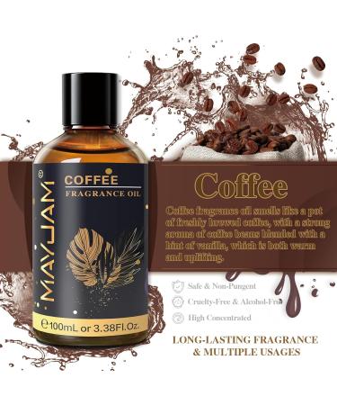 MAYJAM Coffee Oil 100ml - Premium Aromatherapy Fragrance Oil for Diffusers & Oil Burners - International Shipping Available - Buy Online on GoSupps.com