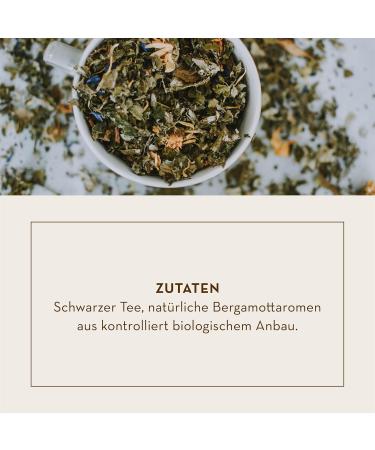 Buy J. Hornig Bio Earl Grey Tea - Organic Black Tea with Bergamot in Eco-Friendly Pyramids | 25 Biodegradable Tea Bags - International Shipping Available! - Buy Online on GoSupps.com