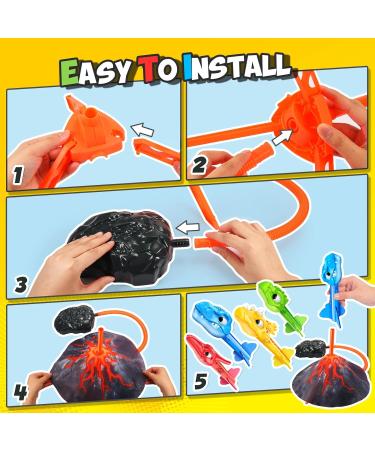 ANNINE RAKETES TOSSES: Outdoor Toys for Kids 3-12 | Garden Dinosaur Games 4PC Set for Easter Fun - Buy Online on GoSupps.com