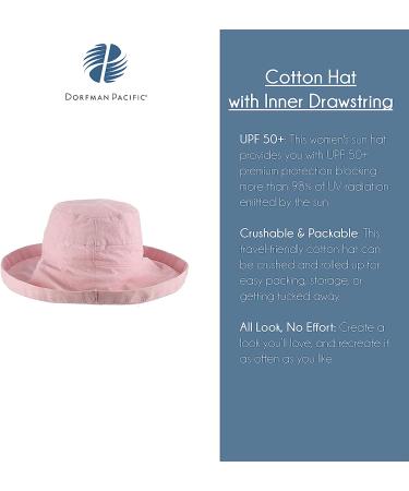 Scala Women's Cotton Sun Hat with UPF 50+ Rating - Natural, One Size - Buy Online on GoSupps.com