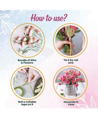Floral Arrangement Kit - Tape, Wire, and Cutter for DIY Flower Crafts - Buy Online on GoSupps.com