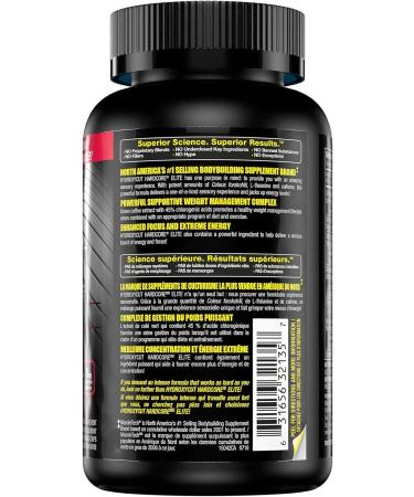 Muscletech Hydroxycut Hardcore Elite 110 Thermo Caps - Rapid Release Fat Burner - Buy Online on GoSupps.com