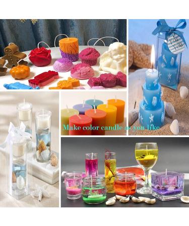 24 Color Liquid Candle Dye for DIY Candle Making - Soy Wax, Beeswax, Gel Wax, Paraffin Wax - 0.35oz/10ml Each - Buy Online on GoSupps.com