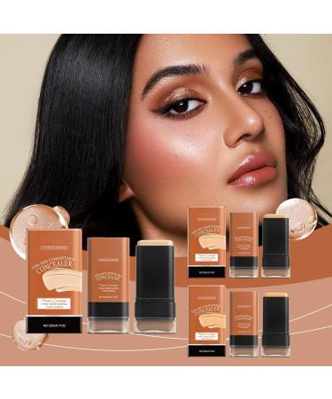 Multi-Use Stick Foundation Natural Matte Cream Foundation Lightweight Long-Lasting Nude Foundation with Built-in Brush Concealer That Covers Blemishes (Natural 20G) - Buy Online on GoSupps.com