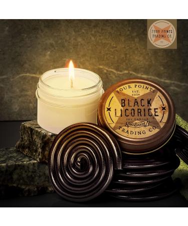Buy Black Licorice Scented Candle - 4 Oz Handcrafted Soy Wax Aromatherapy Candle for Men & Women | Unique Room Scents & Relaxing Gifts - Buy Online on GoSupps.com