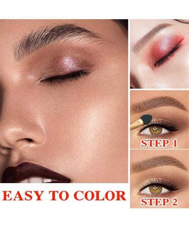 BKPPLZP 12 Colors Nude Eyeshadow Palette - Matte & Shimmer Natural Pigments for Long-Lasting, Waterproof Smokey Eye Look - Professional Beauty Makeup Kit - Buy Online on GoSupps.com