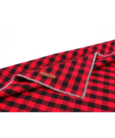 Buy Unique Style Paws Dog Collar - Washable Cotton Neck Triangle for Small & Large Dogs and Cats (1-Pack) - Black/Red - Buy Online on GoSupps.com