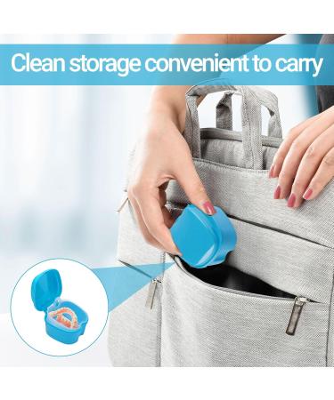 Buy Leakproof Dental Prosthesis Box - Sustainable Denture Storage & Cleaning Cup | International Shipping - Buy Online on GoSupps.com